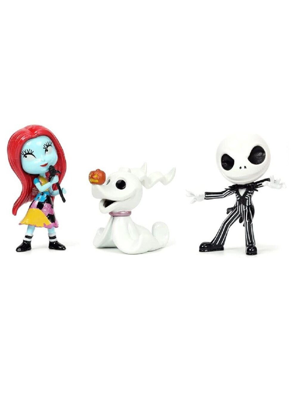 Disney Nightmare Before Christmas Metalfigs 2.5” Die-Cast 3Pcs *Box Damage*